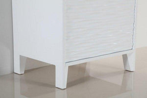 Bellaterra Home Vanity BellaTerra Home 24 in. Single sink vanity with White Carrara Top 500709-24-WC