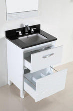 Load image into Gallery viewer, Bellaterra Home Vanity BellaTerra Home 24 in. Single sink vanity with White Carrara Top 500709-24-WC