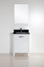 Load image into Gallery viewer, Bellaterra Home Vanity BellaTerra Home 24 in. Single sink vanity with White Carrara Top 500709-24-WC
