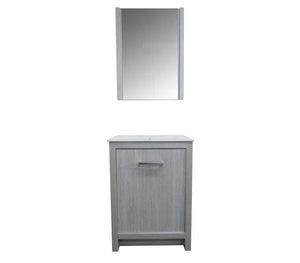 Bellaterra Home Vanity BellaTerra Home 24-inch Single Sink Vanity 502001B-24