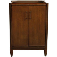 Load image into Gallery viewer, Bellaterra Home Vanity BellaTerra Home 24&quot; Single sink vanity in Walnut finish - cabinet only 400901-24-WA