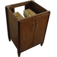 Load image into Gallery viewer, Bellaterra Home Vanity BellaTerra Home 24&quot; Single sink vanity in Walnut finish - cabinet only 400901-24-WA