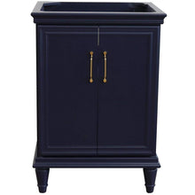 Load image into Gallery viewer, Bellaterra Home Vanity BellaTerra Home 24&quot; Single vanity in Blue finish- cabinet only 400800-24-BU