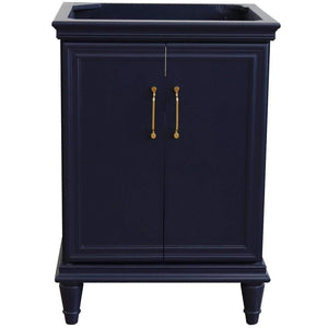 Bellaterra Home Vanity BellaTerra Home 24" Single vanity in Blue finish- cabinet only 400800-24-BU