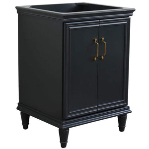 Buy 24" Dark Gray Finish Modern Vanity Cabinet Only