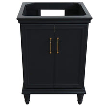 Load image into Gallery viewer, Bellaterra Home Vanity BellaTerra Home 24&quot; Single vanity in Dark Gray finish- cabinet only 400800-24-DG