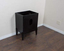 Load image into Gallery viewer, Bellaterra Home Vanity BellaTerra Home 25 in Single sink vanity-Wood-Black 804366-BL