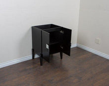 Load image into Gallery viewer, Bellaterra Home Vanity BellaTerra Home 25 in Single sink vanity-Wood-Black 804366-BL