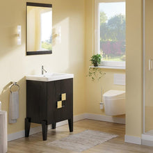 Load image into Gallery viewer, Bellaterra Home Vanity BellaTerra Home 25 in Single sink vanity-Wood-Black 804366-BL