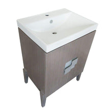 Load image into Gallery viewer, Bellaterra Home Vanity BellaTerra Home 25 in Single Sink Vanity-Wood-Gray 804366-GY