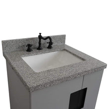 Load image into Gallery viewer, Bellaterra Home Vanity BellaTerra Home 25&quot; Single sink vanity in Light Gray finish with Gray granite and rectangle sink 408800-25-LG-GYR