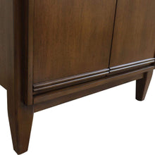 Load image into Gallery viewer, Bellaterra Home Vanity BellaTerra Home 25&quot; Single sink vanity in Walnut finish with Black galaxy granite and oval sink 400901-25-WA-BGO