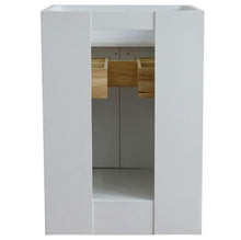 Load image into Gallery viewer, Bellaterra Home Vanity BellaTerra Home 25&quot; Single Sink Vanity in White Finish with Black Galaxy Granite and Oval Sink 400700-25-WH-BGO