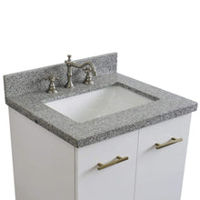 Load image into Gallery viewer, Bellaterra Home Vanity BellaTerra Home 25&quot; Single sink vanity in White finish with Gray granite and rectangle sink 408001-25-WH-GYR