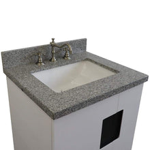 Load image into Gallery viewer, Bellaterra Home Vanity BellaTerra Home 25&quot; Single sink vanity in White finish with Gray granite and rectangle sink 408800-25-WH-GYR