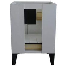 Load image into Gallery viewer, Bellaterra Home Vanity BellaTerra Home 25&quot; Single sink vanity in White finish with White carrara marble and rectangle sink 408800-25-WH-WMR
