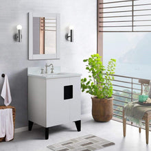 Load image into Gallery viewer, Bellaterra Home Vanity BellaTerra Home 25&quot; Single sink vanity in White finish with White quartz and rectangle sink 408800-25-WH-WER