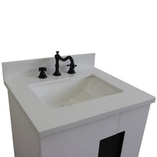 Load image into Gallery viewer, Bellaterra Home Vanity BellaTerra Home 25&quot; Single sink vanity in White finish with White quartz and rectangle sink 408800-25-WH-WER