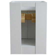 Load image into Gallery viewer, Bellaterra Home Vanity BellaTerra Home 25&quot; Single Sink Vanity in White Finish with White Quartz and Round Sink 400700-25-WH-WERD