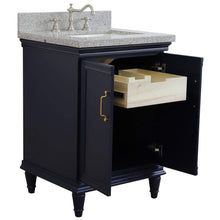Load image into Gallery viewer, Bellaterra Home Vanity BellaTerra Home 25&quot; Single vanity in Blue finish with Gray granite and rectangle sink 400800-25-BU-GYR