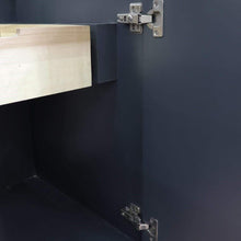 Load image into Gallery viewer, Bellaterra Home Vanity BellaTerra Home 25&quot; Single vanity in Dark Gray finish with Black galaxy and round sink 400800-25-DG-BGRD