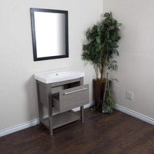 Load image into Gallery viewer, Bellaterra Home Vanity BellaTerra Home 27.5 in Single sink vanity-Wood-Gray 804353-GY