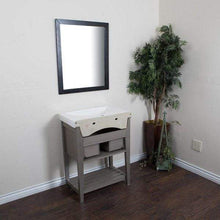 Load image into Gallery viewer, Bellaterra Home Vanity BellaTerra Home 27.5 in Single sink vanity-Wood-Gray 804353-GY