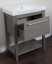 Load image into Gallery viewer, Bellaterra Home Vanity BellaTerra Home 27.5 in Single sink vanity-Wood-Gray 804353-GY