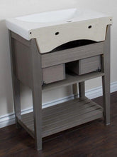 Load image into Gallery viewer, Bellaterra Home Vanity BellaTerra Home 27.5 in Single sink vanity-Wood-Gray 804353-GY