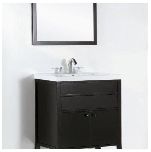 Bellaterra Home Vanity BellaTerra Home 30 in. Single sink vanity 500823B-30