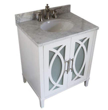 Load image into Gallery viewer, Bellaterra Home Vanity BellaTerra Home 30 in Single sink vanity-manufactured wood-white 9009-30-WH-WC