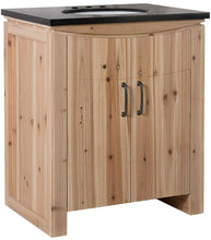 Load image into Gallery viewer, Bellaterra Home Vanity BellaTerra Home 30 in Single Sink Vanity-Solid Fir-Natural 6001-30-NL-BG