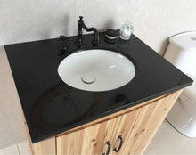 Load image into Gallery viewer, Bellaterra Home Vanity BellaTerra Home 30 in Single Sink Vanity-Solid Fir-Natural 6001-30-NL-BG
