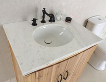 Load image into Gallery viewer, Bellaterra Home Vanity BellaTerra Home 30 in Single Sink Vanity-Solid Fir-Natural 6001-30-NL-JW