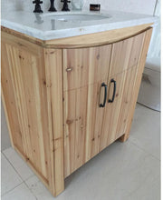 Load image into Gallery viewer, Bellaterra Home Vanity BellaTerra Home 30 in Single Sink Vanity-Solid Fir-Natural 6001-30-NL-JW