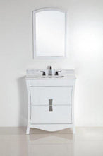 Load image into Gallery viewer, Bellaterra Home Vanity BellaTerra Home 30 in. Single sink vanity with White Carrara Top 500701-30-WC