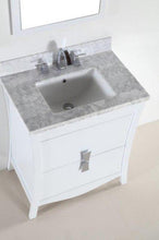 Load image into Gallery viewer, Bellaterra Home Vanity BellaTerra Home 30 in. Single sink vanity with White Carrara Top 500701-30-WC