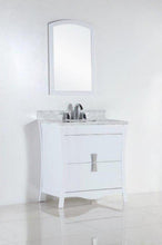 Load image into Gallery viewer, Bellaterra Home Vanity BellaTerra Home 30 in. Single sink vanity with White Carrara Top 500701-30-WC
