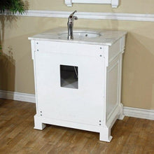 Load image into Gallery viewer, Bellaterra Home Vanity BellaTerra Home 30 in Single Sink Vanity-Wood-White 205030-WH