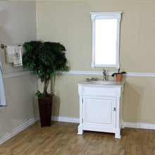 Load image into Gallery viewer, Bellaterra Home Vanity BellaTerra Home 30 in Single Sink Vanity-Wood-White 205030-WH