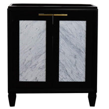 Load image into Gallery viewer, Bellaterra Home Vanity BellaTerra Home 30&quot; Single sink vanity in Black finish - cabinet only 400990-30-BL