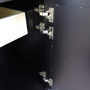 Bellaterra Home Vanity BellaTerra Home 30" Single sink vanity in Black finish - cabinet only 400990-30-BL