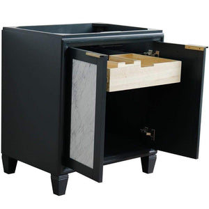 Bellaterra Home Vanity BellaTerra Home 30" Single sink vanity in Dark Gray finish - cabinet only 400990-30-DG