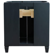 Load image into Gallery viewer, Bellaterra Home Vanity BellaTerra Home 30&quot; Single sink vanity in Dark Gray finish - cabinet only 400990-30-DG