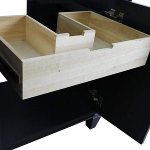 Bellaterra Home Vanity BellaTerra Home 30" Single sink vanity in Dark Gray finish - cabinet only 400990-30-DG