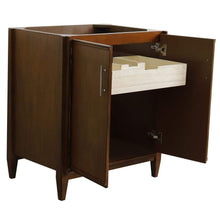 Load image into Gallery viewer, Bellaterra Home Vanity BellaTerra Home 30&quot; Single sink vanity in Walnut finish - cabinet only 400901-30-WA