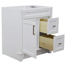 Load image into Gallery viewer, Bellaterra Home Vanity BellaTerra Home 30&quot; Single Sink Vanity in White Finish- Cabinet Only 400700-30-WH