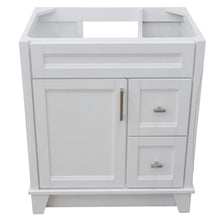 Load image into Gallery viewer, Bellaterra Home Vanity BellaTerra Home 30&quot; Single Sink Vanity in White Finish- Cabinet Only 400700-30-WH