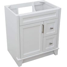 Load image into Gallery viewer, Bellaterra Home Vanity BellaTerra Home 30&quot; Single Sink Vanity in White Finish- Cabinet Only 400700-30-WH