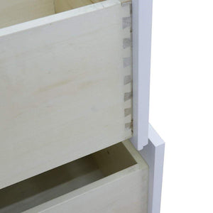 Bellaterra Home Vanity BellaTerra Home 30" Single Sink Vanity in White Finish- Cabinet Only 400700-30-WH